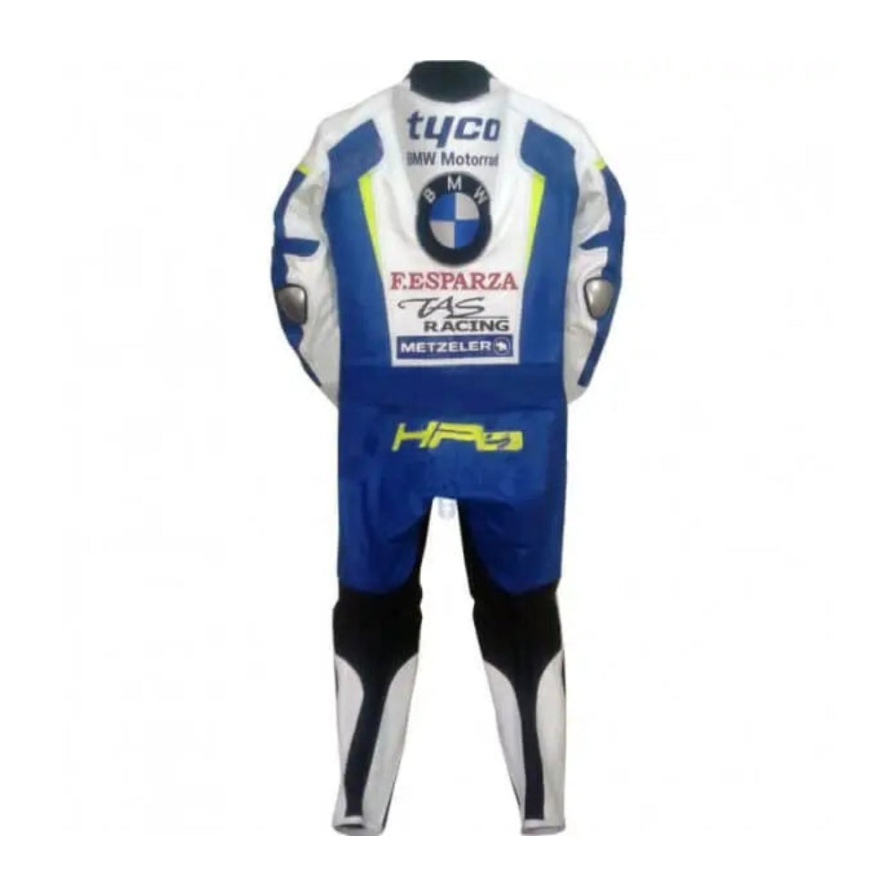 BMW Motorrad Tyco Racing Team Motorcycle Leather Suit SpeedX Gear