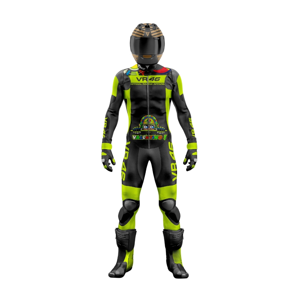 VR 46 MotoGP Custom Leather Racing Suit SpeedX Gear