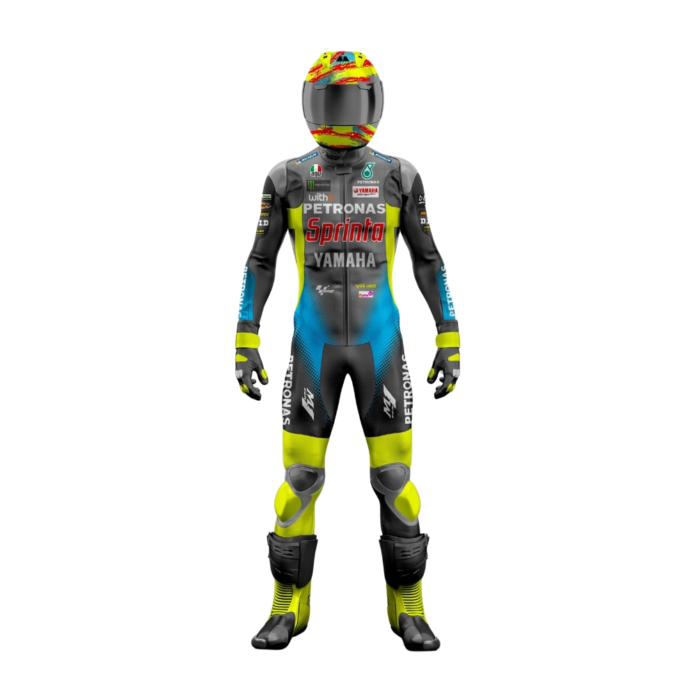 Yamaha Petronas VR46 MotoGP Leather Racing Suit SpeedX Gear