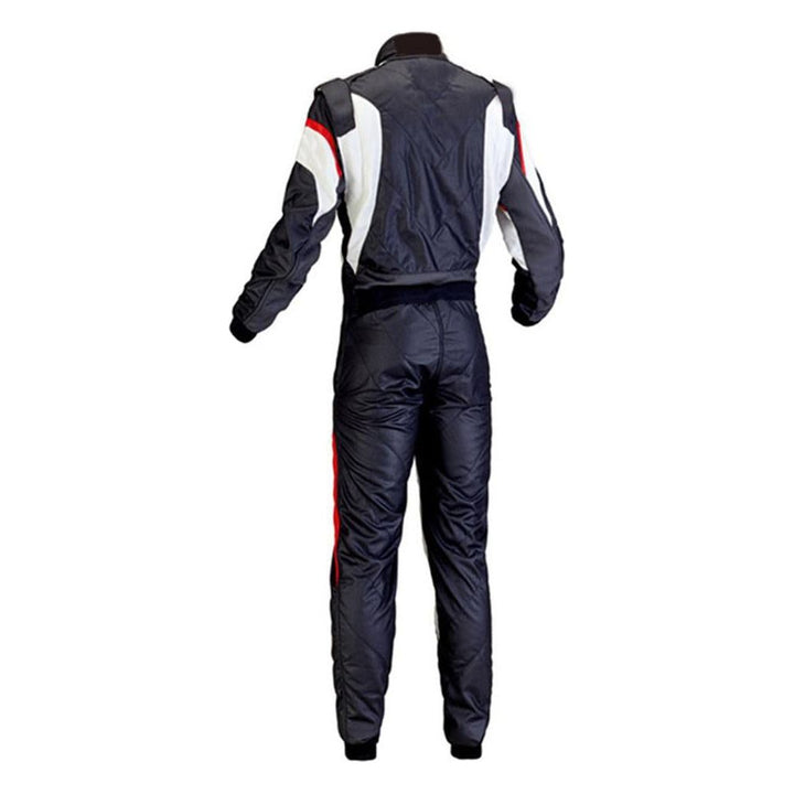 Black / White Kart Race Cordura One Piece suit SpeedX Gear