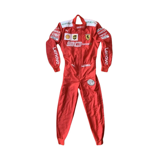2019 Charles Leclerc Scuderia 90 years f1 Race Suit SpeedX Gear