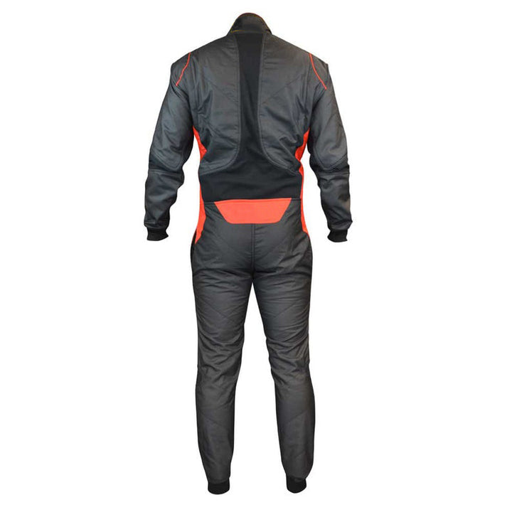 Plain Black Go Kart Racing Outfit SpeedX Gear
