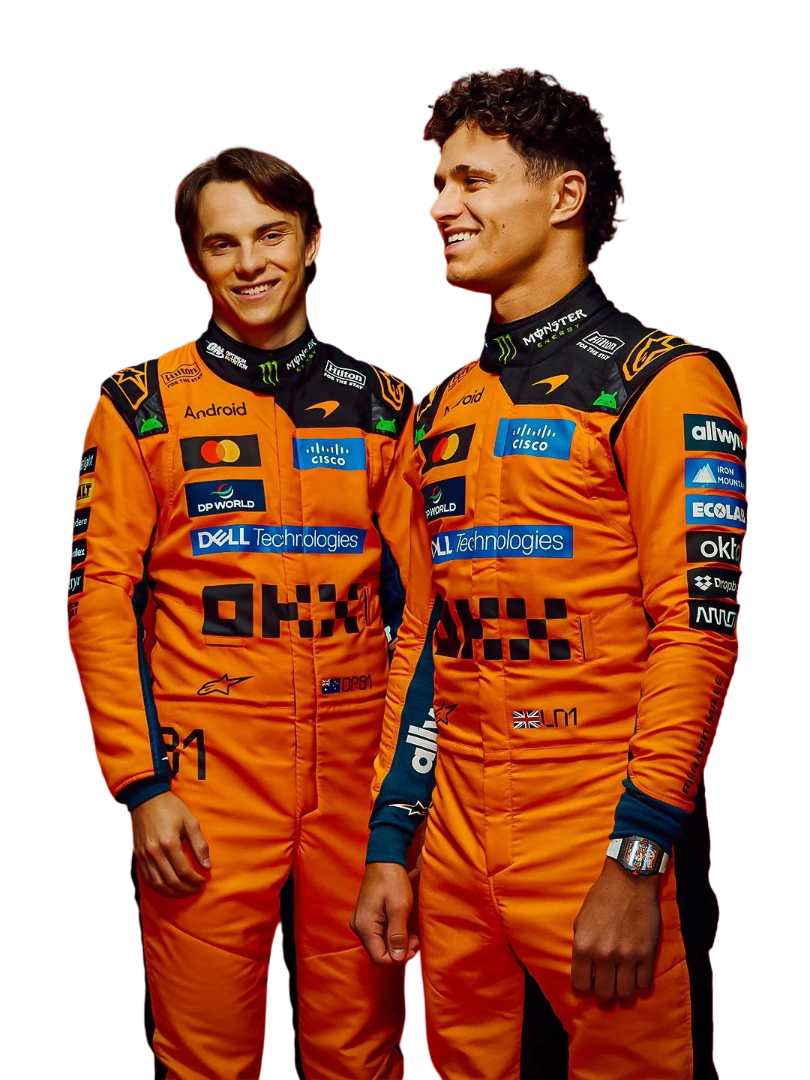 2026 Lando Norris & Oscar Piastri F1 Racing Suit-Speedxgear