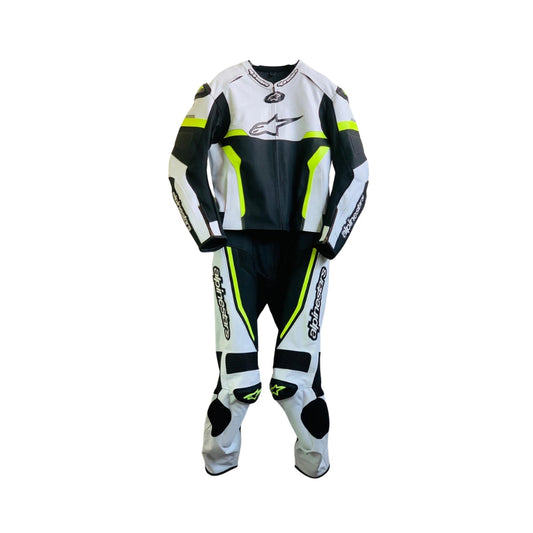 GP Pro Glo Celer Leather Motorcycle Racing Suit SpeedX Gear